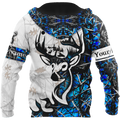 Deer Custom Name 3D Hoodie Shirt For Men And Women LAM