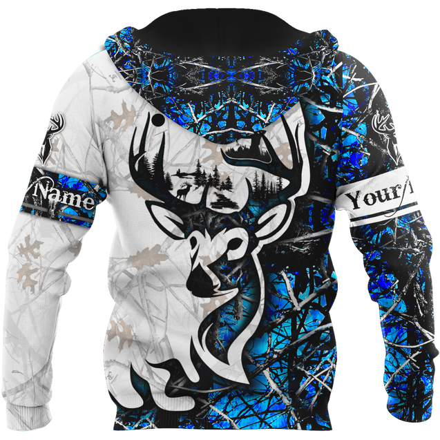 Deer Custom Name 3D Hoodie Shirt For Men And Women LAM