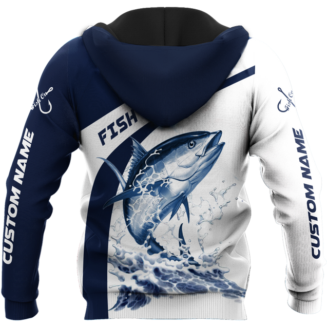 Custom name Tuna fishing design 3d print shirts