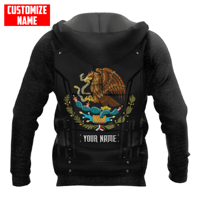 Customized Name Coat Of Arms Mexico 3D All Over Printed Unisex Shirts