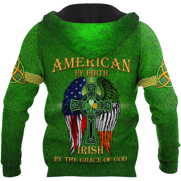 American By Birth - Irish By The Grace Of God 3D All Over Printed Unisex Shirts DQB02012101