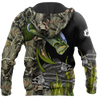 Bass Fishing Painting Fall Camo Reaper 3d print shirts