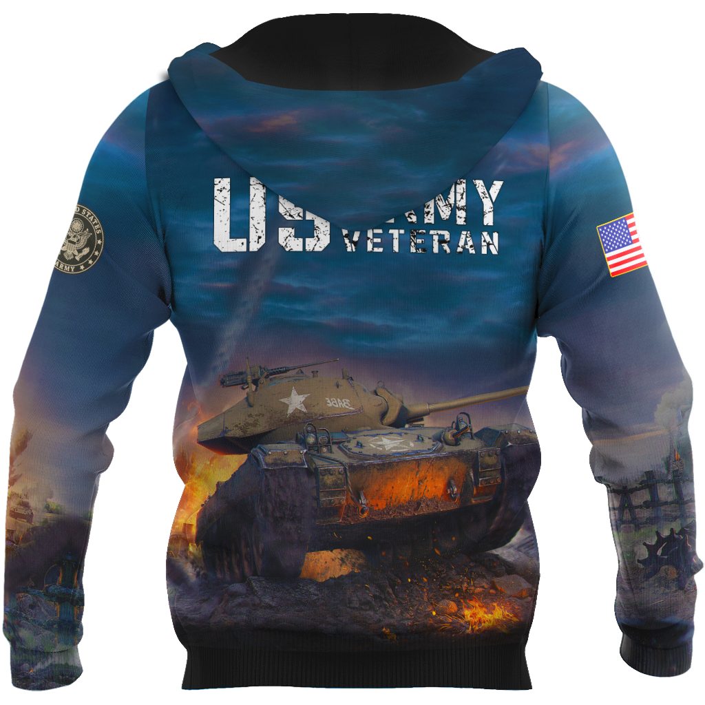 US Army Veteran 3D All Over Printed Shirts PD05012102