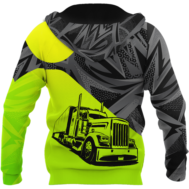 Premium Neon 3D Printed Trucker Shirts MEI