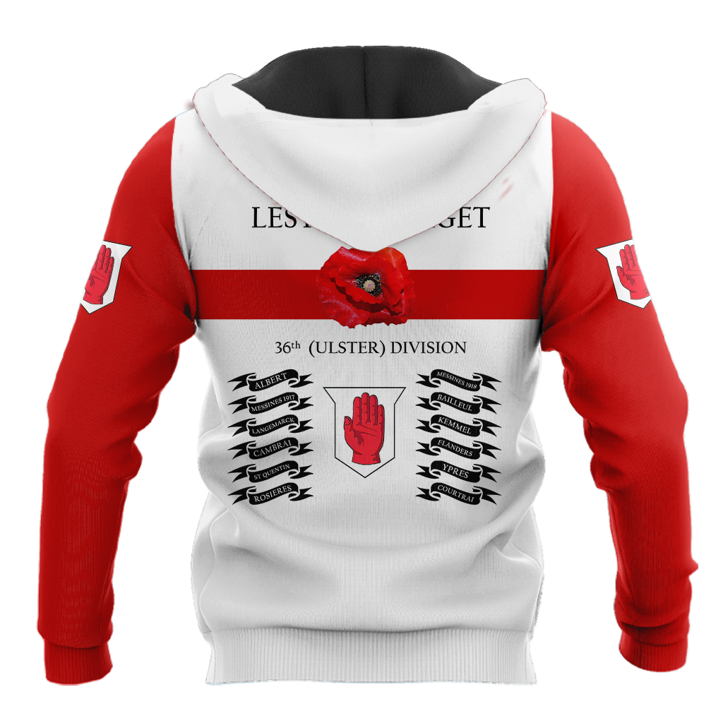 36th Division Remembrance Day Lest We Forget 3D All Over Printed Unisex Shirts