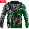 Customized Name Hunting Season 3D All Over Printed Unisex Shirts