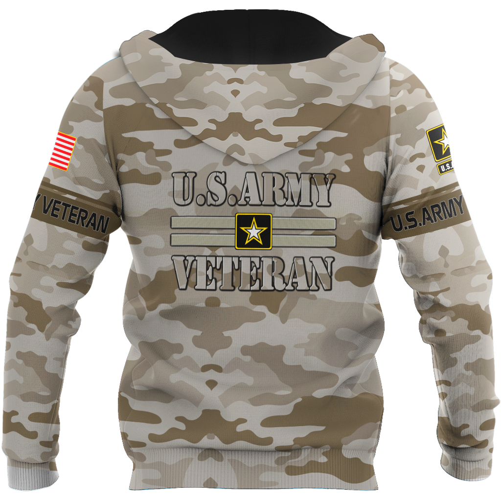 US Army Veteran 3D All Over Printed Shirts PD07122001