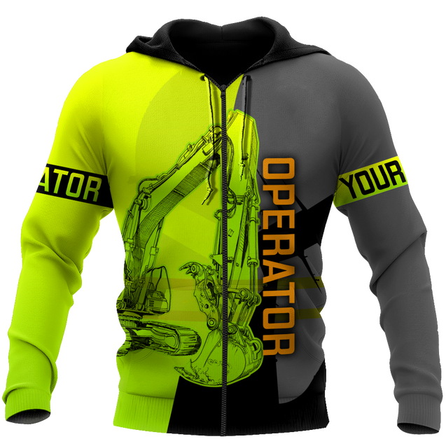 Customize Name Heavy Equipment Operator 3D All Over Printed Unisex Shirts