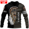 Customized Name Native American 3D All Over Printed Unisex Shirts