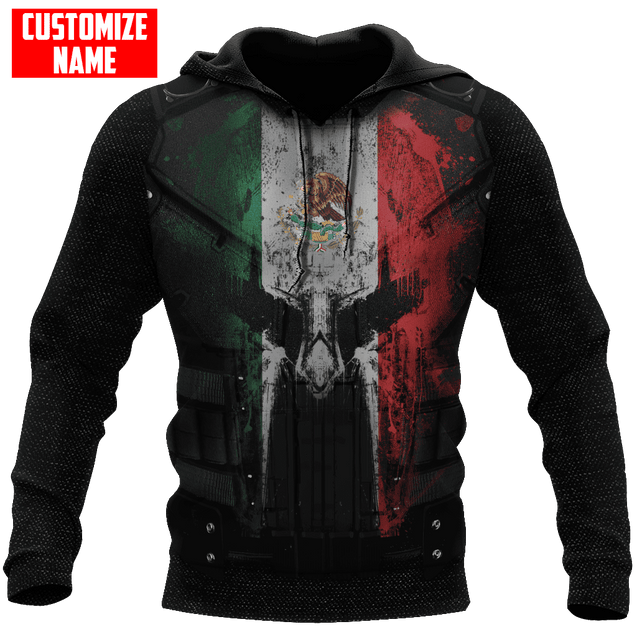 Customized Name Coat Of Arms Mexico 3D All Over Printed Unisex Shirts