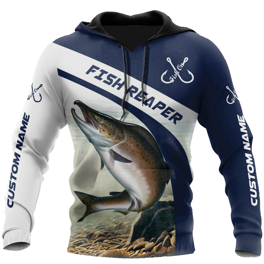 Custom name Trout-Salmon fishing design 3d print shirts