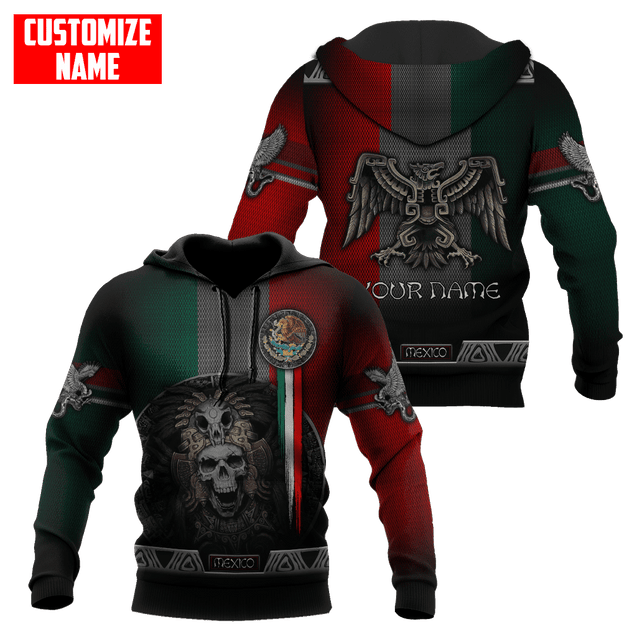 Customized Name Aztec Mexican 3D All Over Printed Unisex Shirts