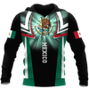 Mexico 3D All Over Printed Unisex Hoodie