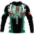 Mexico 3D All Over Printed Unisex Hoodie