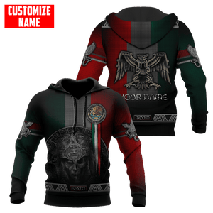 Customized Name Aztec Warrior Day Of The Dead 3D All Over Printed Unisex Shirts