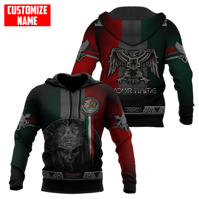 Customized Name Aztec Warrior Day Of The Dead 3D All Over Printed Unisex Shirts