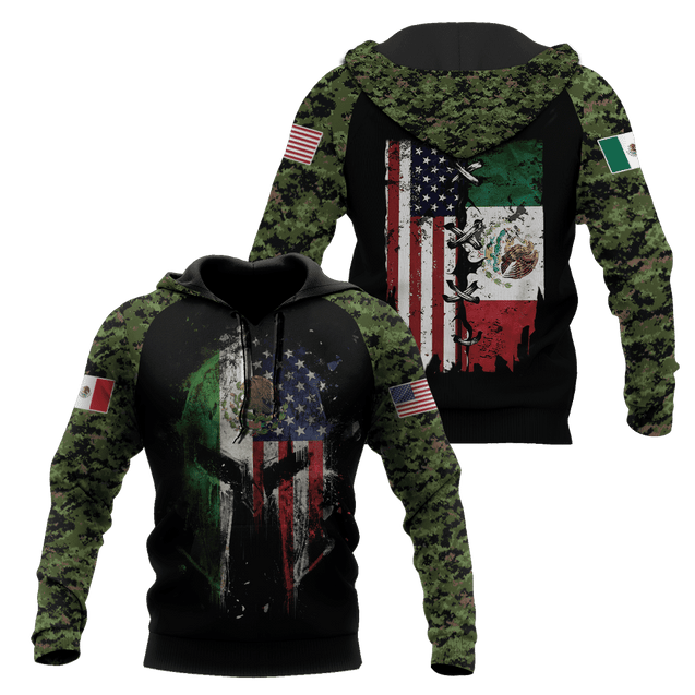 Mexico In My Vein 3D All Over Printed Unisex Shirts