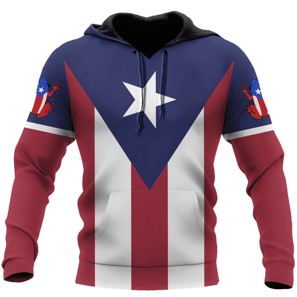 Customize Name Puerto Rico 3D All Over Printed Unisex Shirts