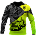 Premium Neon 3D Printed Trucker Shirts MEI
