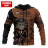 Personalized Name Azteca Mexicano 3D All Over Printed Hoodie