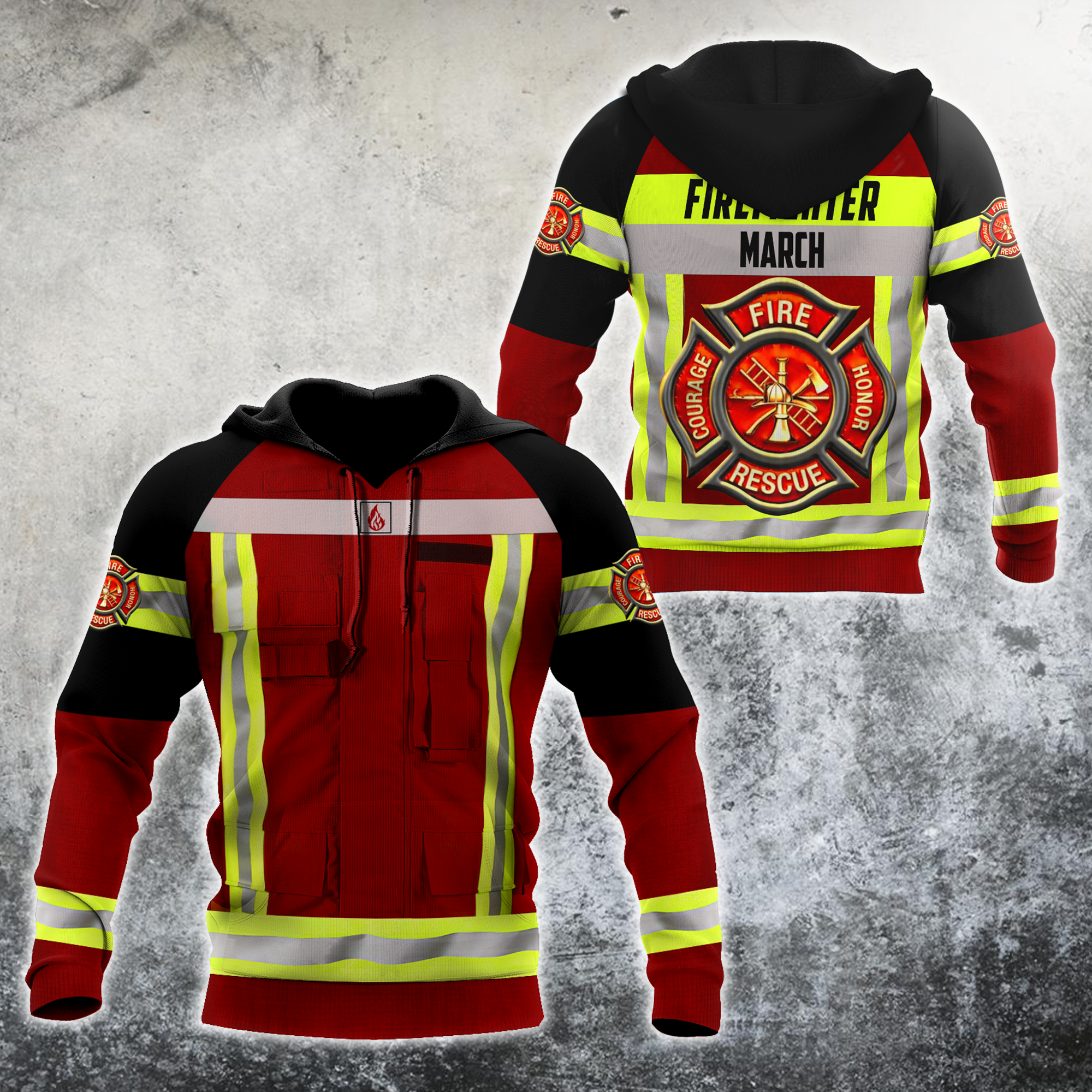 March Firefighter Hoodie For Men And Women MH28012103