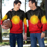 Aboriginal Flag Indigenous Sun 3D printed Combo Hoodie And Sweatpant