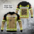 Customize QR Code Firefighter Hoodie For Men And Women MH17022101