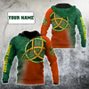 Irish St.Patrick celtic 3d hoodie shirt for men and women custom name