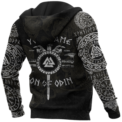Customized Name Viking 3D All Over Printed Unisex Shirts