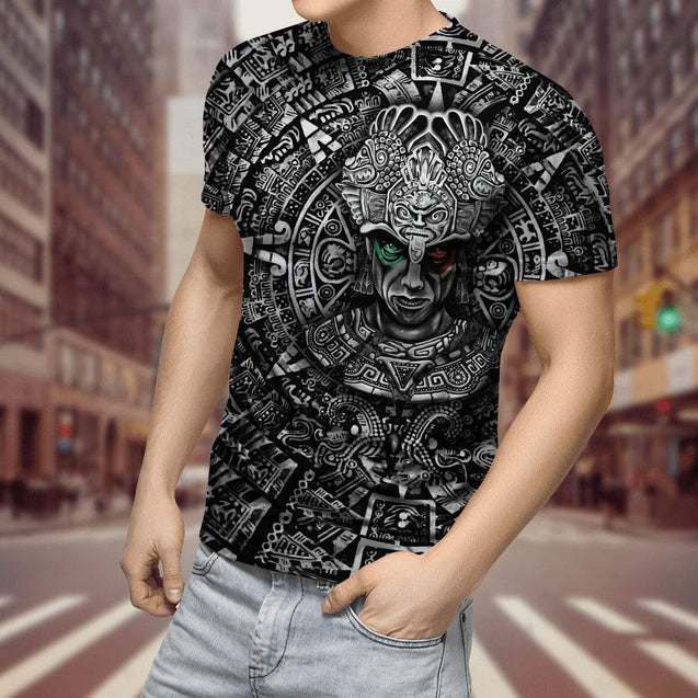 Aztec Warrior Mexican 3D All Over Printed Unisex Hoodie