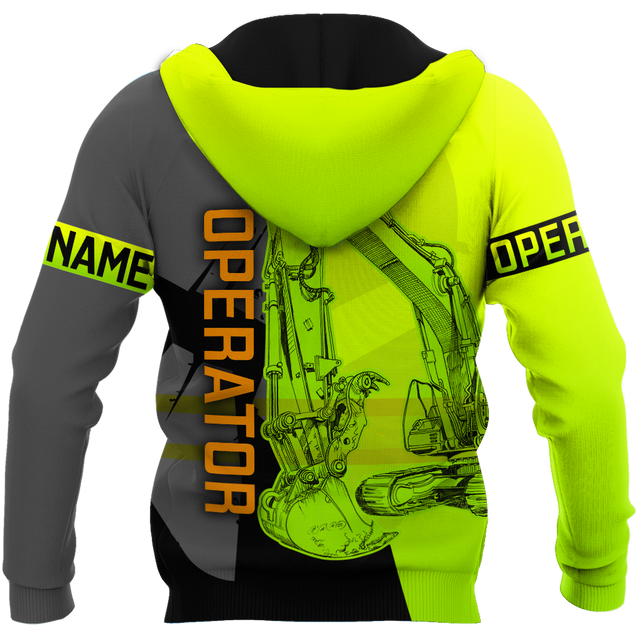 Customize Name Heavy Equipment Operator 3D All Over Printed Unisex Shirts