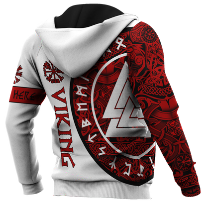 Customized Name Viking 3D All Over Printed Unisex Shirts