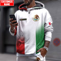 Personalized Name Mexican 3D All Over Printed Hoodie