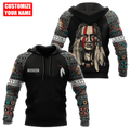 Customized name Native American 3D All Over Printed Unisex Shirts