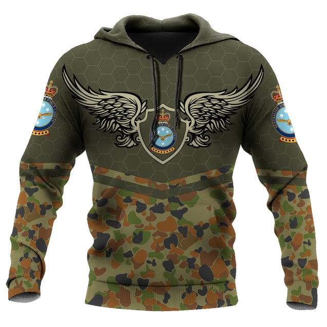 Premium Australian Air Force Camo Anzac Day 3D Printed Hoodie