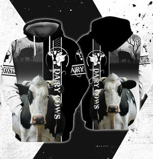 Premium Farmer Cow 3D All Over Printed Unisex Shirts