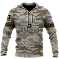 US Army Veteran 3D All Over Printed Shirts PD07122001