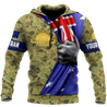 Premium Personalized Australian Army Flag 3D All Over Printed Unisex Shirts TN