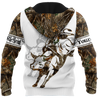 Personalized Name Bull Riding 3D All Over Printed Unisex Shirts Tattoo