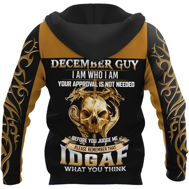 December Guy Skull 3D All Over Printed Shirts For Men and Women