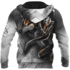 Knight Wolf 3D All Over Printed Unisex Deluxe Hoodie ML