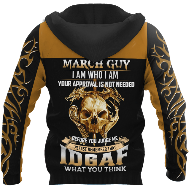 March Guy Skull 3D All Over Printed Shirts For Men and Women MH1012200S3