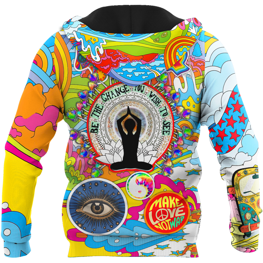 Hippie Art 3D All Over Printed Hoodie Shirts For Men And Women MH09122001HH