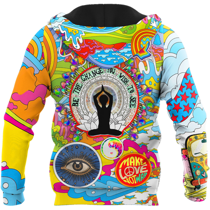 Hippie Art 3D All Over Printed Hoodie Shirts For Men And Women MH09122001HH