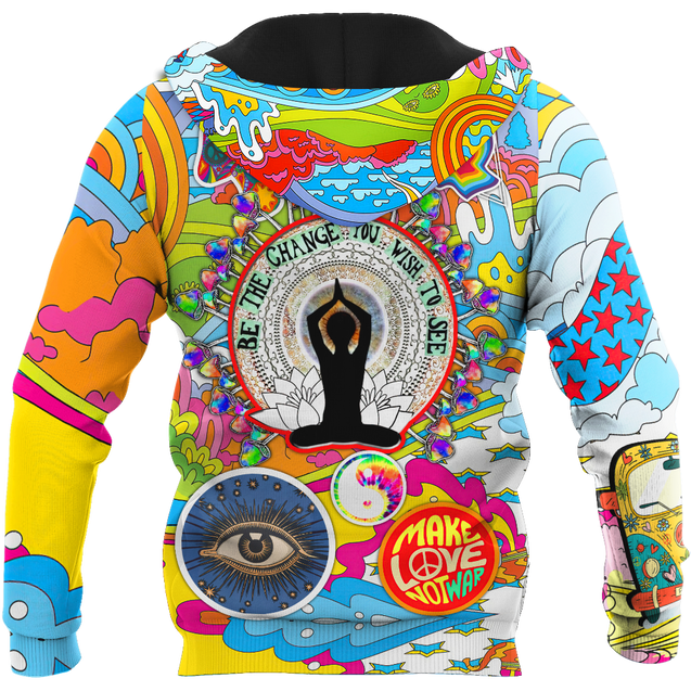 Hippie Art 3D All Over Printed Hoodie Shirts For Men And Women MH09122001HH