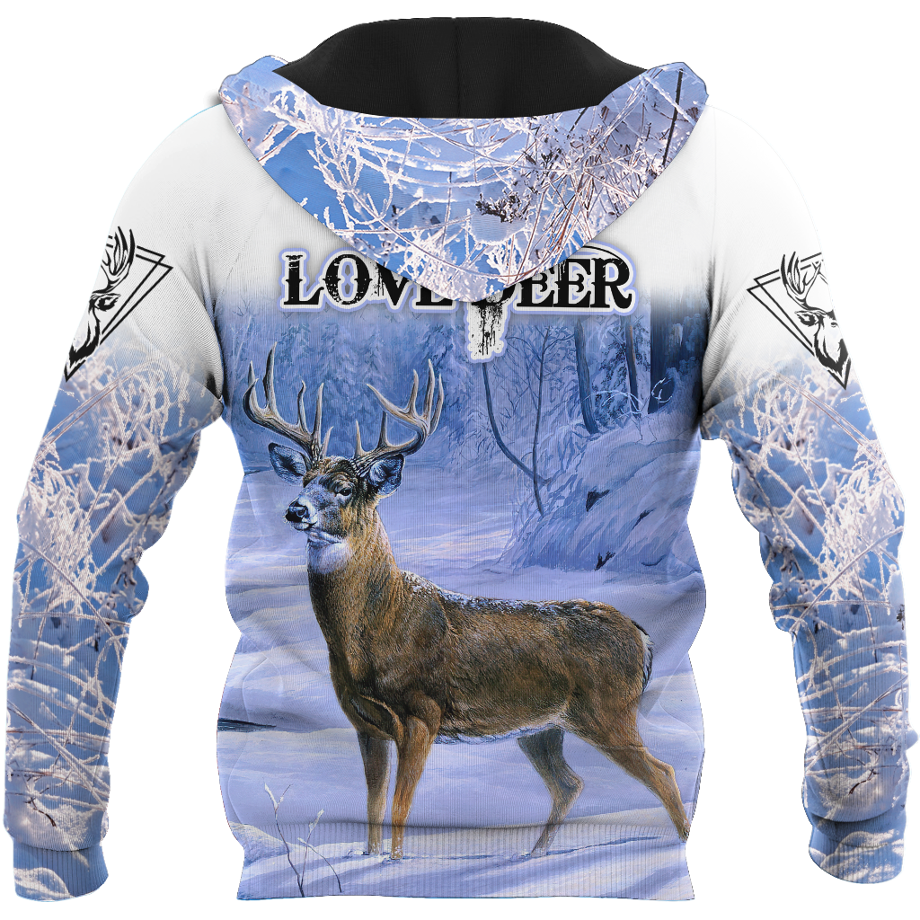 Love Deer 3D All Over Printed Shirts