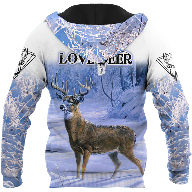 Love Deer 3D All Over Printed Shirts