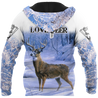 Love Deer 3D All Over Printed Shirts