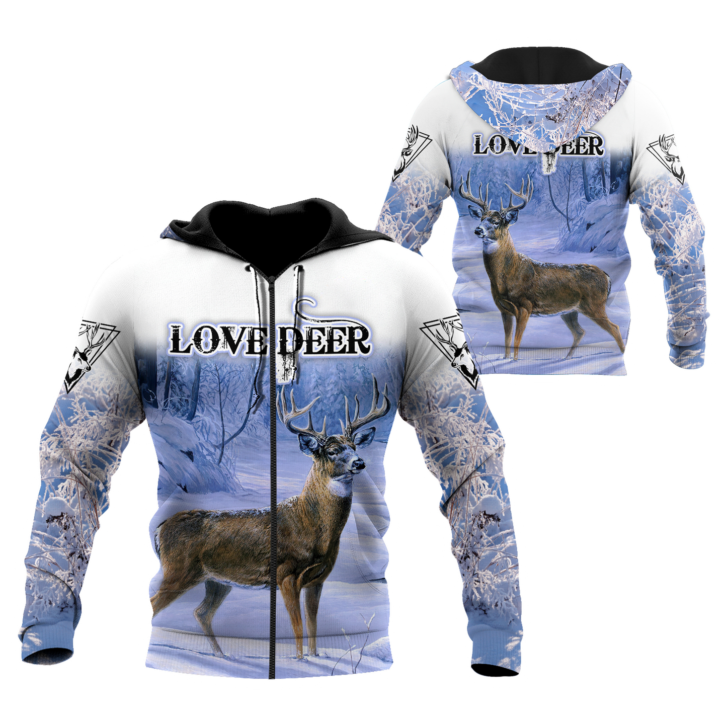 Love Deer 3D All Over Printed Shirts