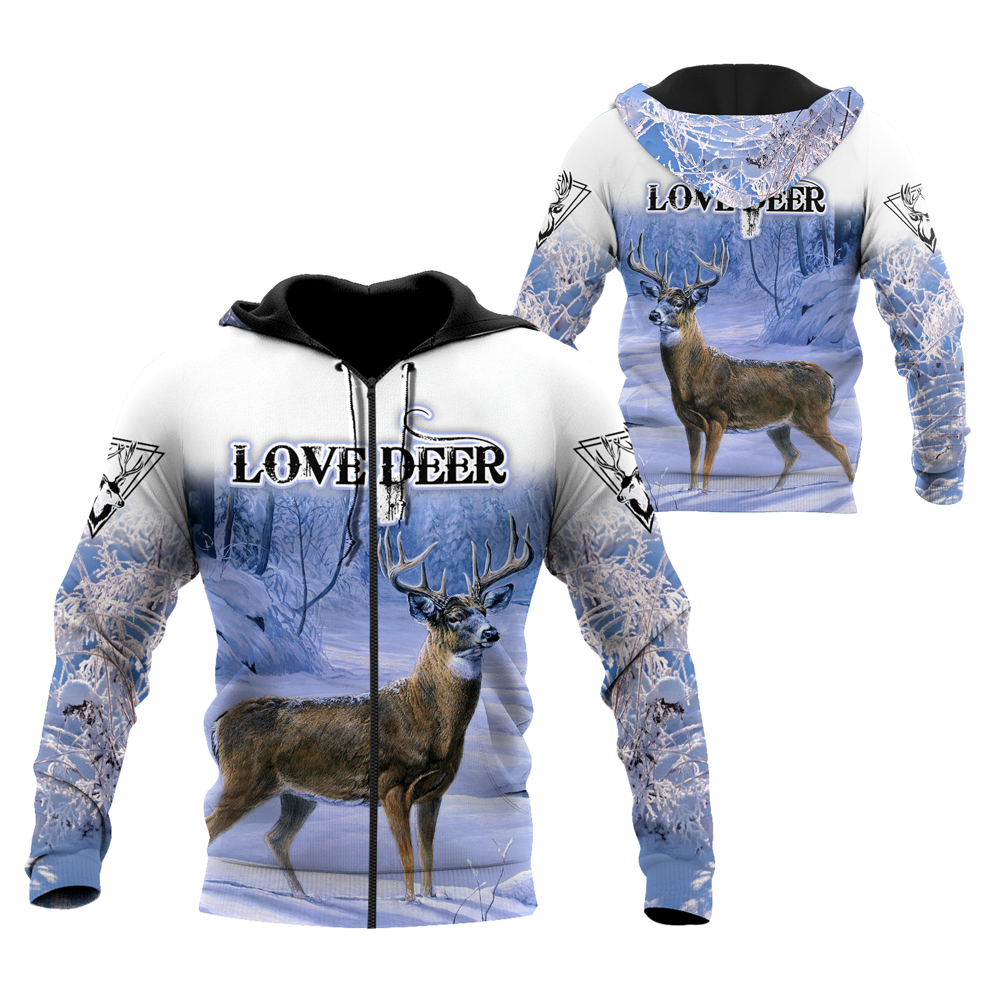 Love Deer 3D All Over Printed Shirts